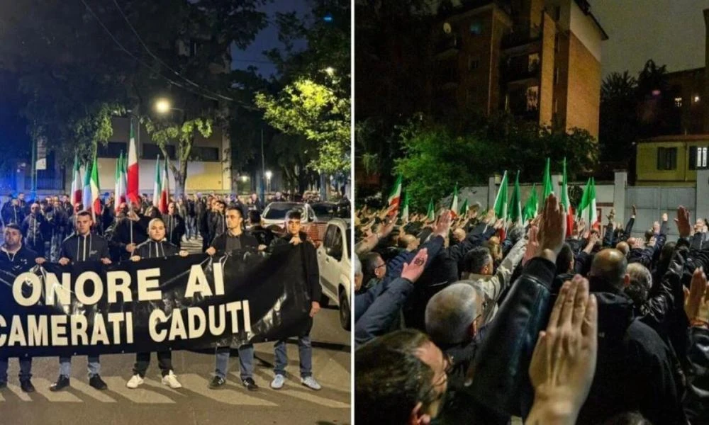 Στους δρόμους του Μιλάνου 1.500 ακροδεξιοί - «Τιμή στους νεκρούς συντρόφους»